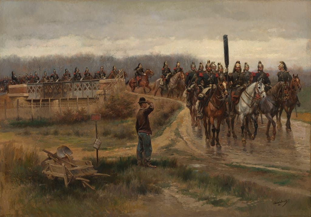 Mon Ancien Regiment by Jean Baptiste Edouard Detaille (French, 1848–1912) — fine art print