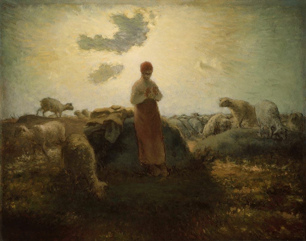 The Keeper of the Flock by Jean-François Millet (French, 1814–1875) — fine art print