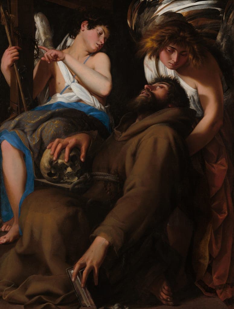 The Ecstasy of Saint Francis by Giovanni Baglione (Italian, 1566–1643) — fine art print