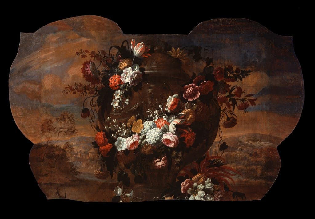 Vase of Flowers by Jean Baptiste Belin I (Blin de Fontenay; French, 1653-1715) — fine art print