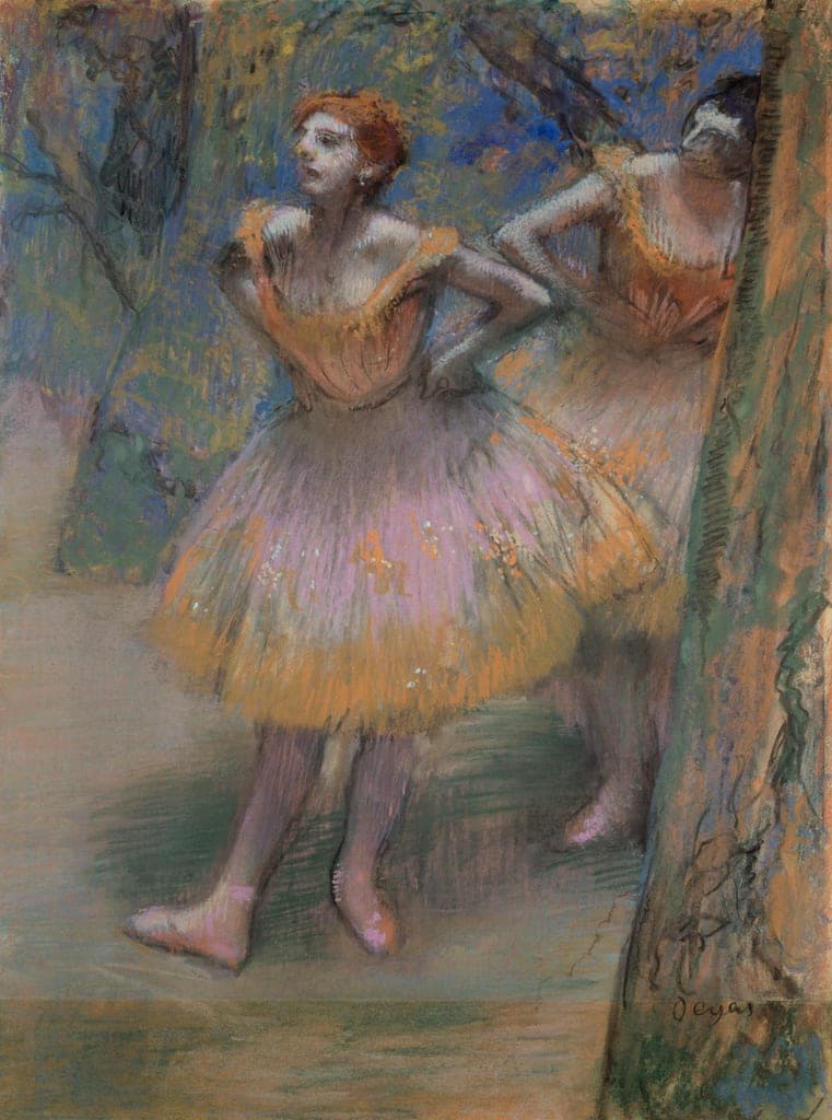 Two Dancers by Edgar Degas
French, 1834-1917 — fine art print