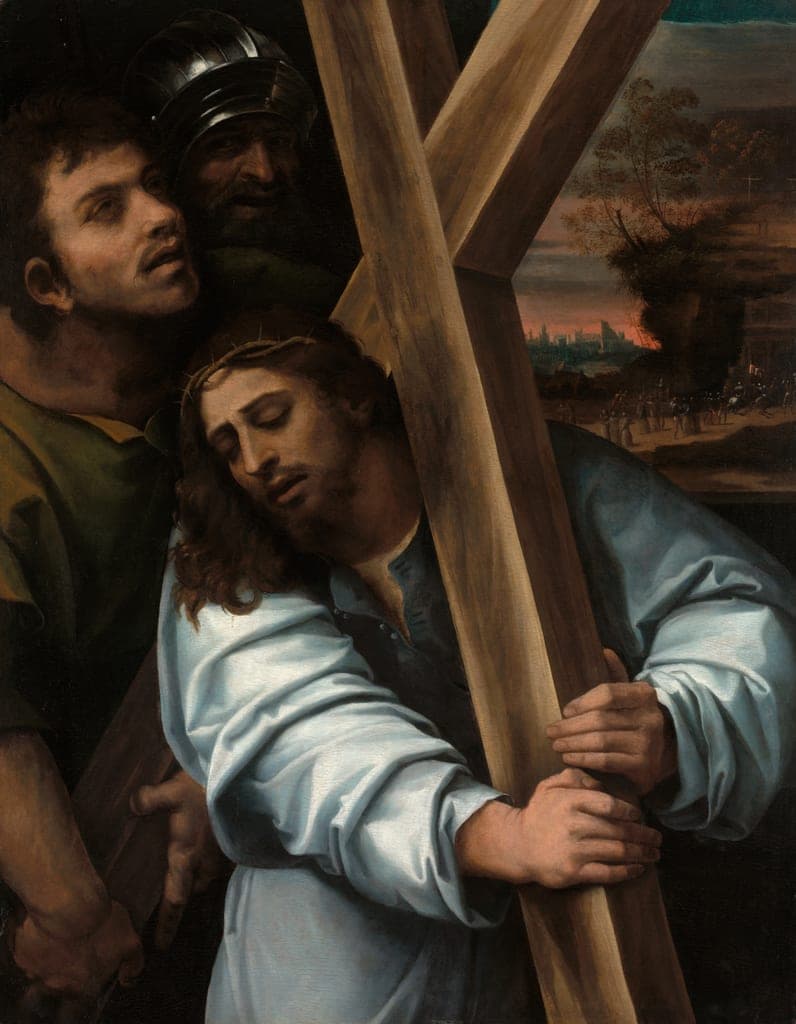 Christ Carrying the Cross by Sebastiano del Piombo (Italian, c. 1485–1547) — fine art print