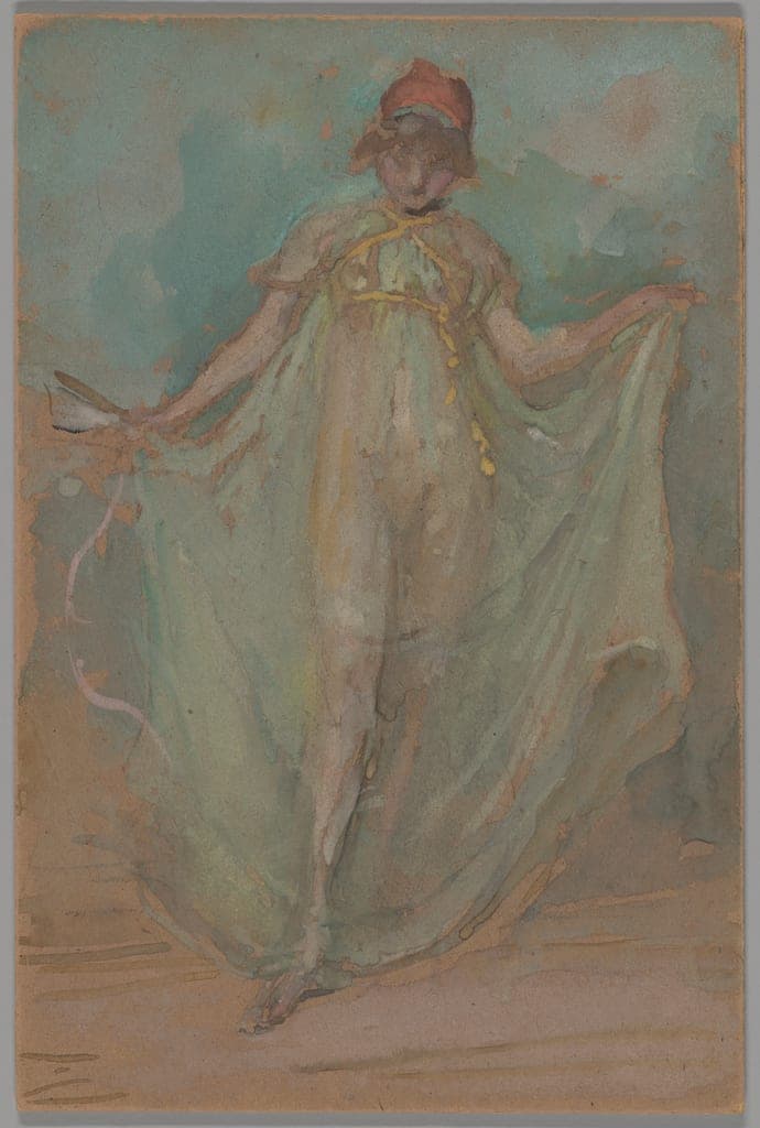 Green and Blue: The Dancer by James McNeill Whistler
American, 1834-1903 — fine art print