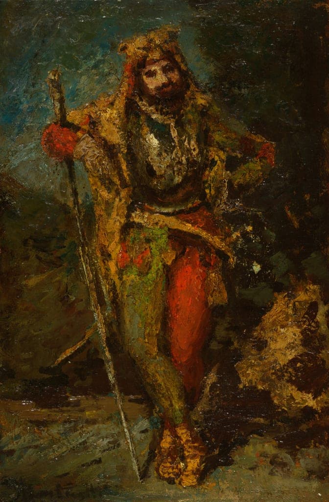 Mephisto from the Opera Faust by Adolphe Monticelli (French, 1824–1886) — fine art print