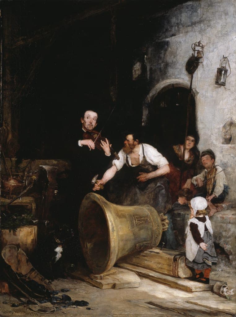 Toning the Bell by Walter Shirlaw (American, born Scotland, 1838–1909) — fine art print