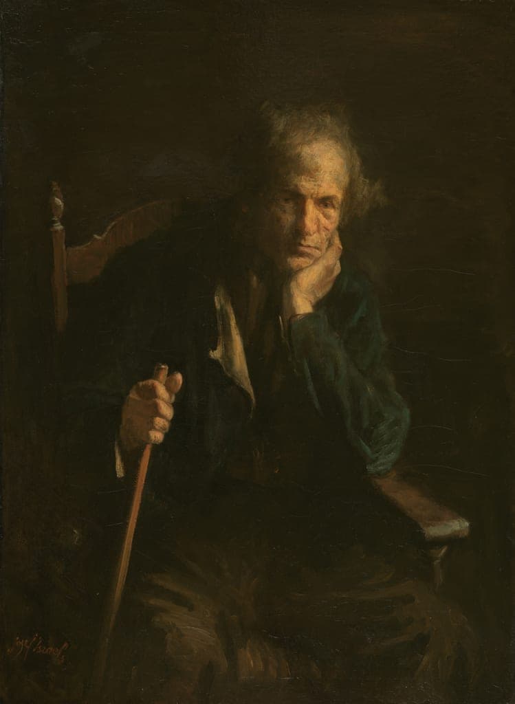 Old Age by Jozef Israëls (Dutch, 1824–1911) — fine art print