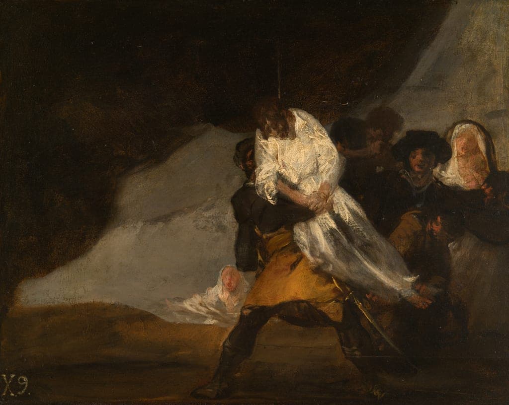 The Hanged Monk by Francisco José de Goya y Lucientes (Spanish, 1746–1828) — fine art print