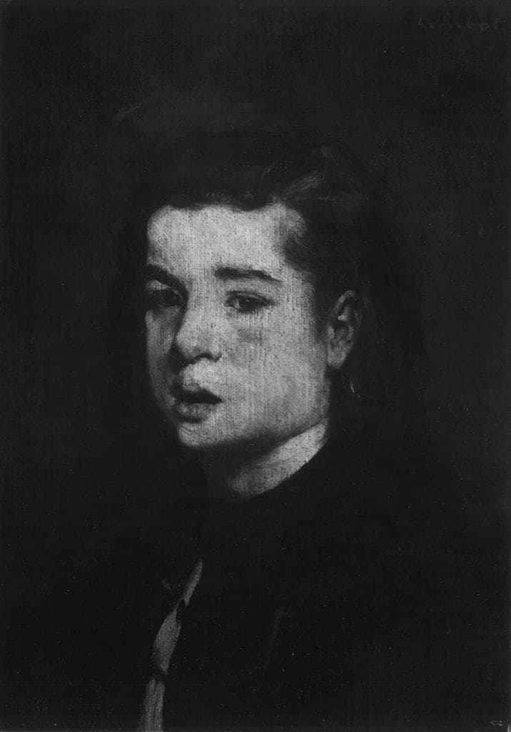 The Artist's Daughter by Théodule Ribot (French, 1823–1891) — fine art print