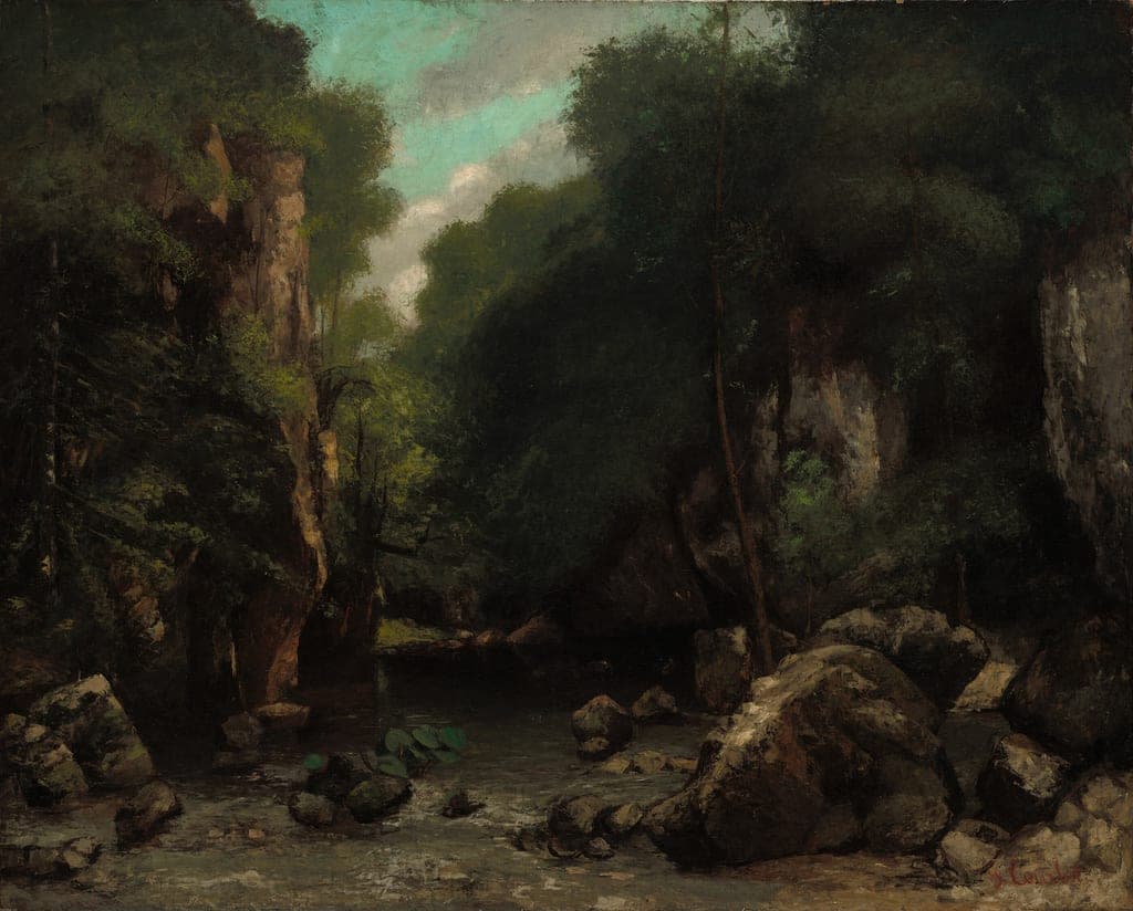 The Valley of Les Puits-Noir by Gustave Courbet (French, 1819–1877) — fine art print