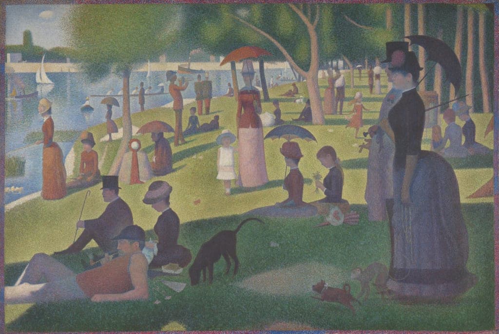 A Sunday on La Grande Jatte — 1884 by Georges Seurat (French, 1859–1891) — fine art print