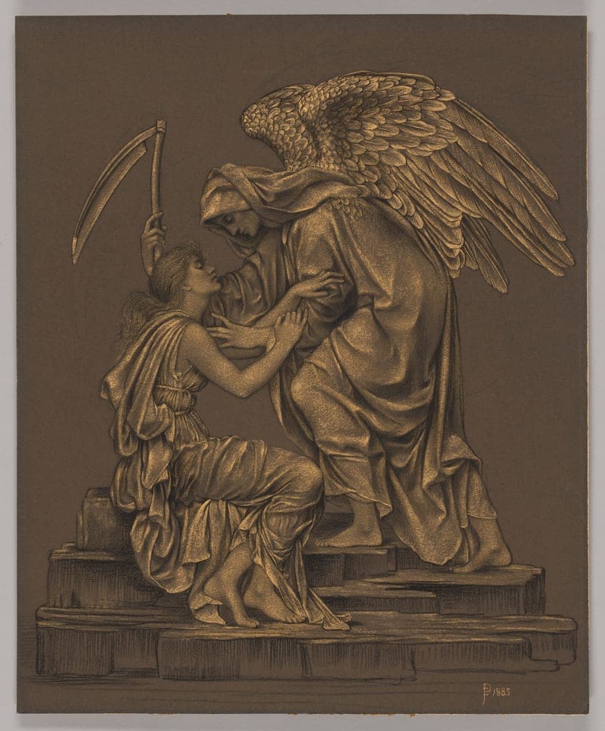 The Angel of Death by Evelyn De Morgan
British, 1855-1919 — fine art print