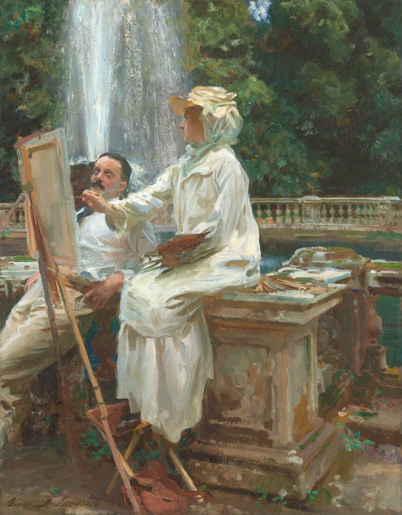 The Fountain, Villa Torlonia, Frascati, Italy by John Singer Sargent (American, 1856–1925) — fine art print