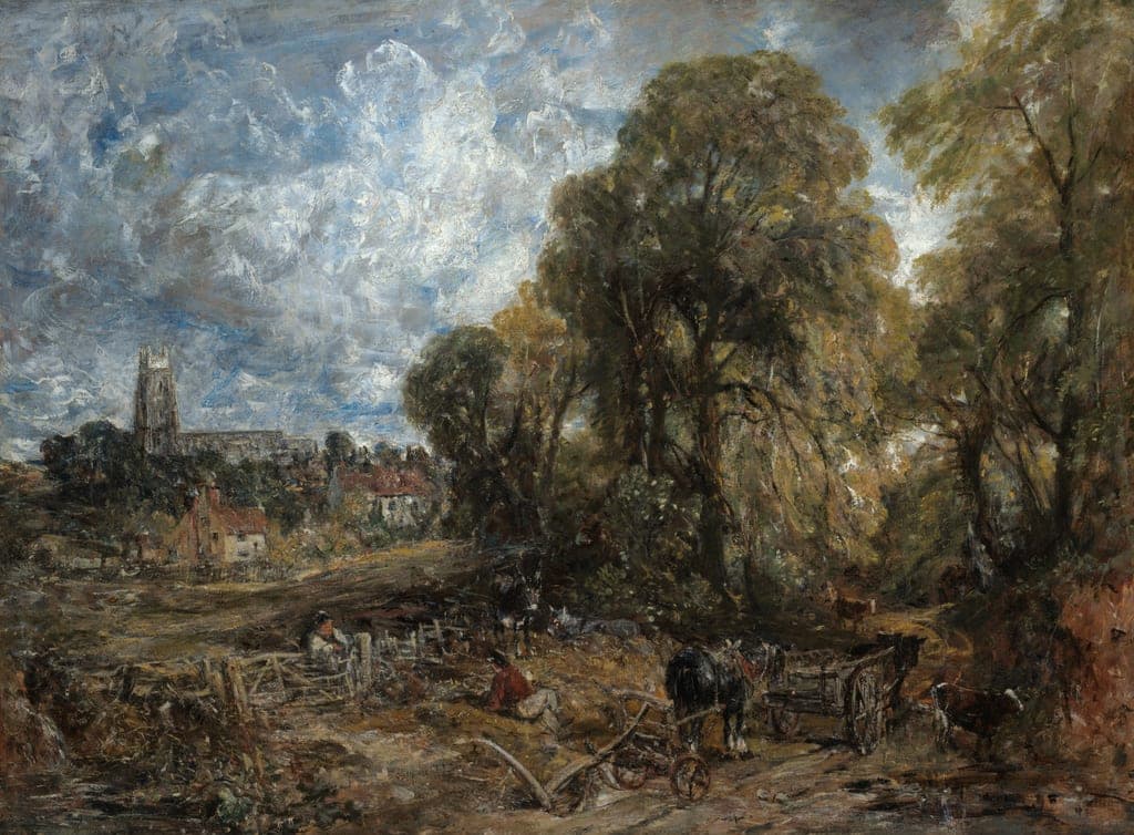 Stoke-by-Nayland by John Constable (English, 1776-1837) — fine art print