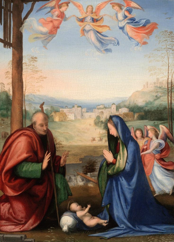 The Nativity by Fra Bartolommeo (Baccio della Porta; Italian, 1472-1517) — fine art print