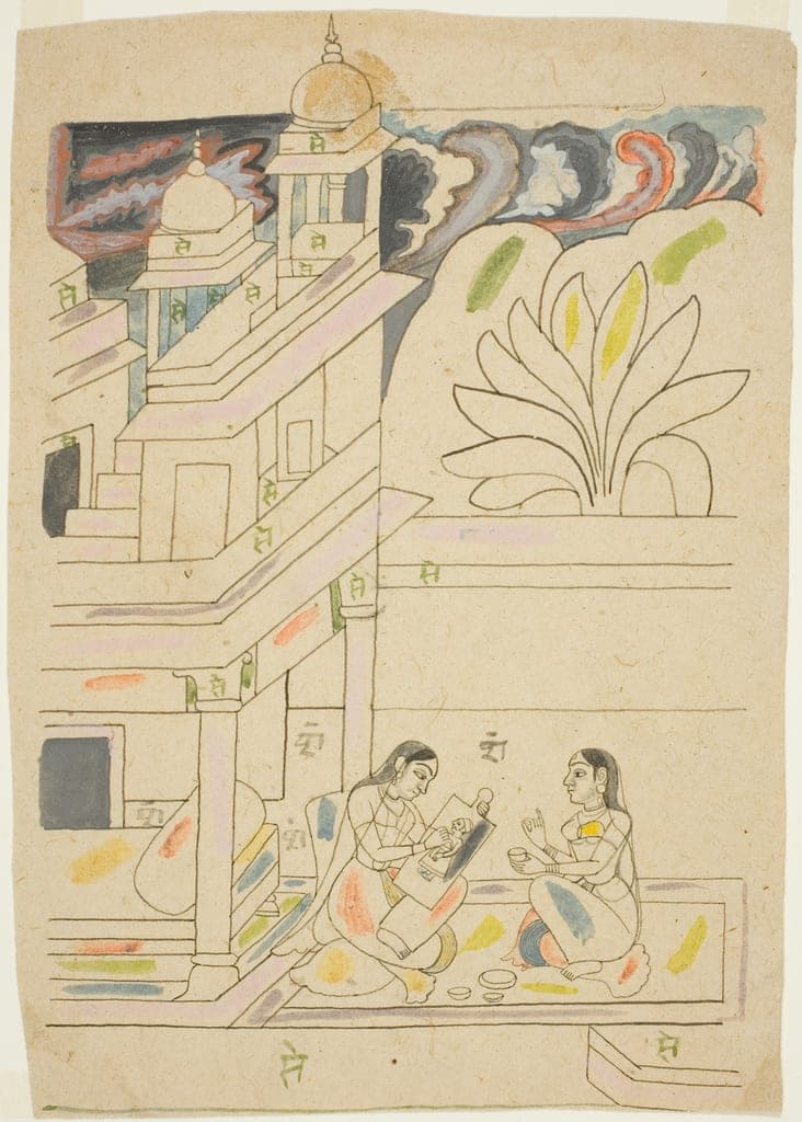 Dhanasri Ragini by India
Rajasthan, Bundi — fine art print