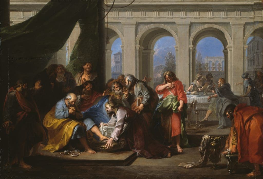 Christ Washing the Feet of His Disciples by Nicolas Bertin (French, 1668–1736) — fine art print