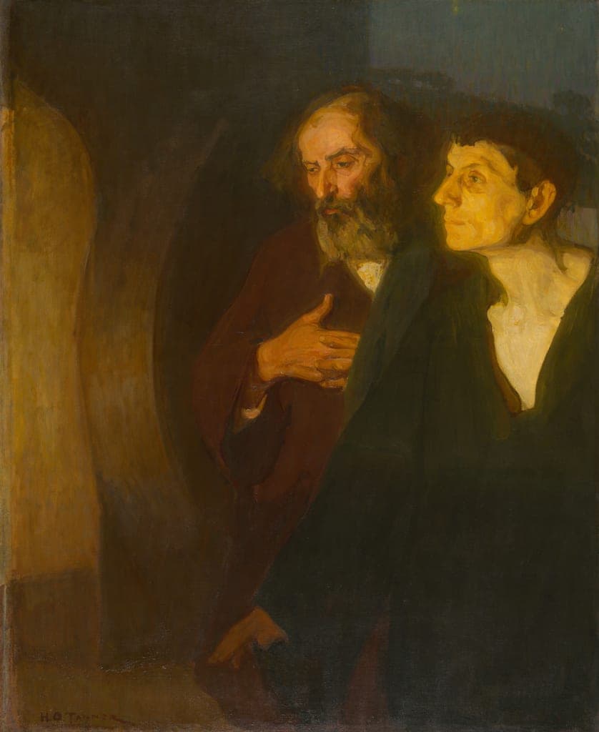 The Two Disciples at the Tomb by Henry Ossawa Tanner (American, 1859–1937) — fine art print