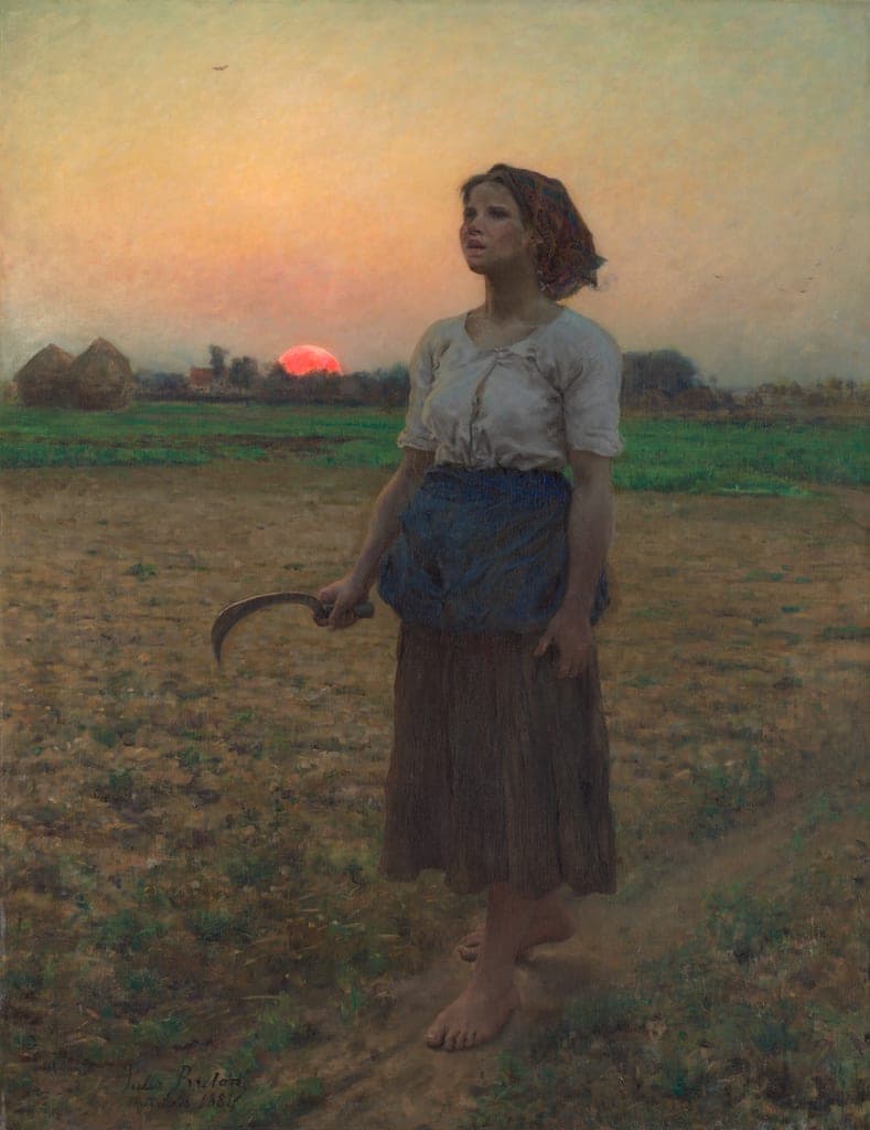 The Song of the Lark by Jules Breton (French, 1827–1906) — fine art print