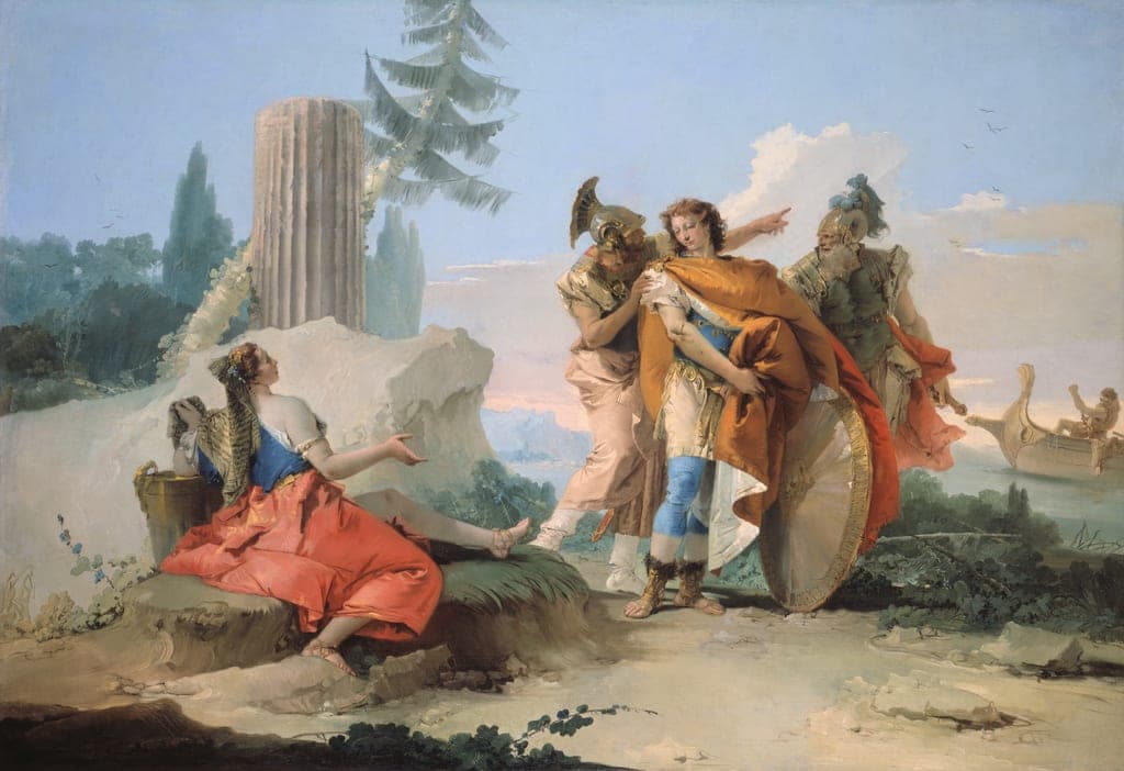 Armida Abandoned by Rinaldo by Giovanni Battista Tiepolo (Italian, 1696–1770) — fine art print