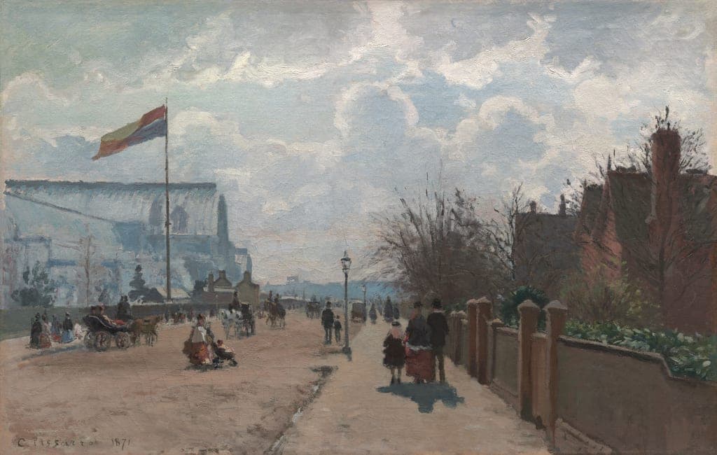 The Crystal Palace by Camille Pissarro (French, 1830–1903) — fine art print