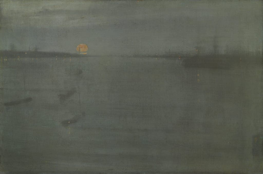 Nocturne: Blue and Gold—Southampton Water by James McNeill Whistler (American, 1834–1903) — fine art print