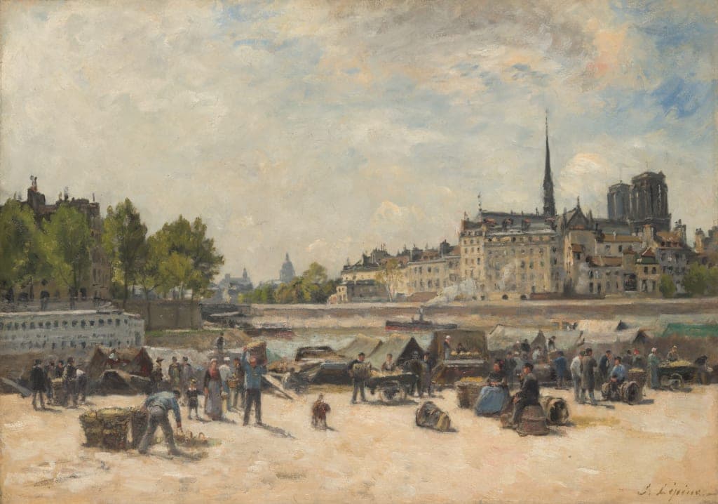 The Apple Market by Stanislas Lépine (French, 1835–1892) — fine art print