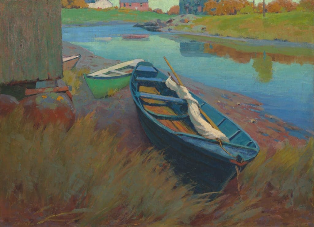 Boats at Rest by Arthur Wesley Dow (American, 1857–1922) — fine art print