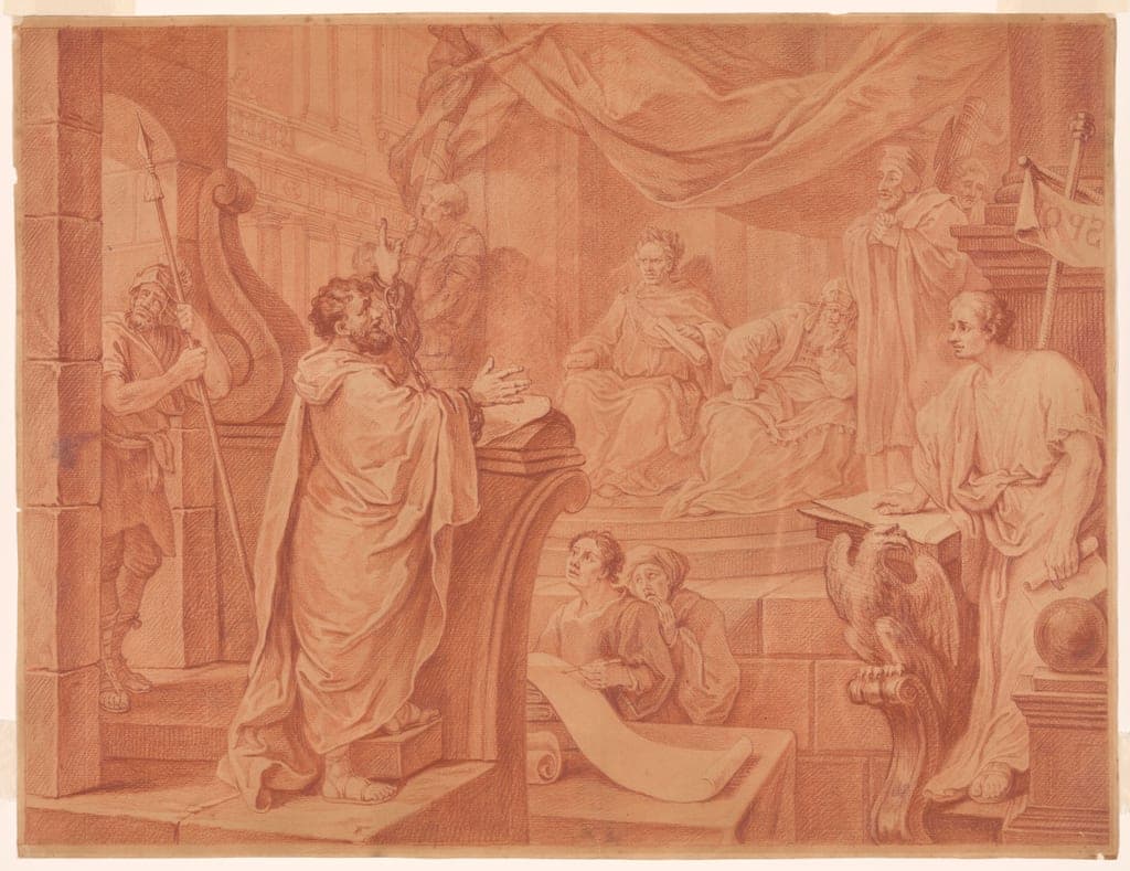 Paul Before Felix by William Hogarth
English, 1697–1764 — fine art print