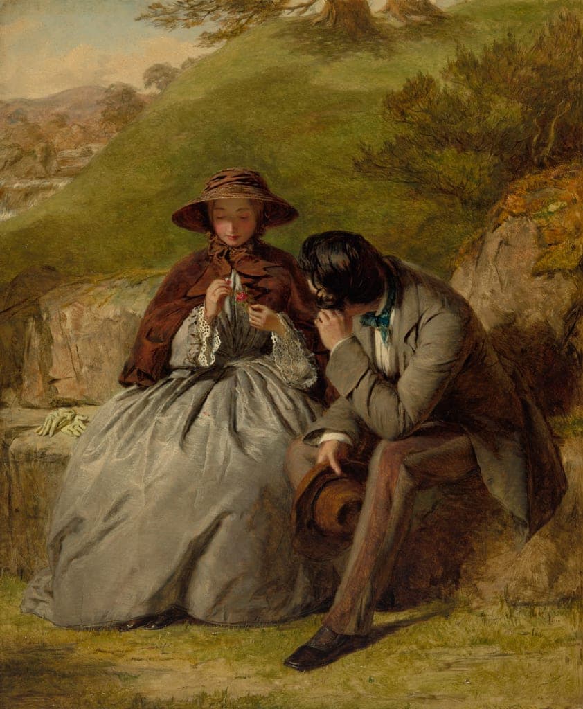 The Lovers by William Powell Frith (English, 1819–1909) — fine art print