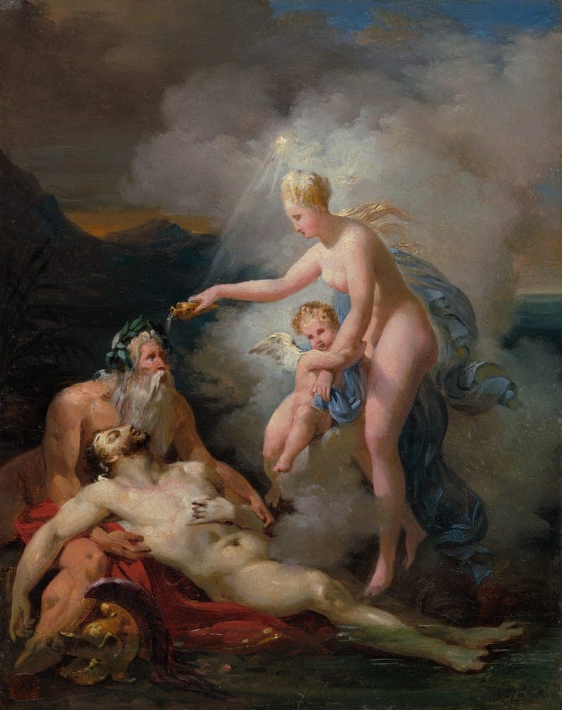 Venus Healing Aeneas by Merry Joseph Blondel (French, 1781–1853) — fine art print