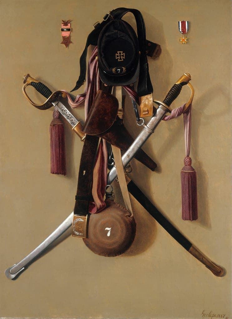 Civil War Regalia of Major Levi Gheen McCauley by George Cope
American, 1855–1929 — fine art print