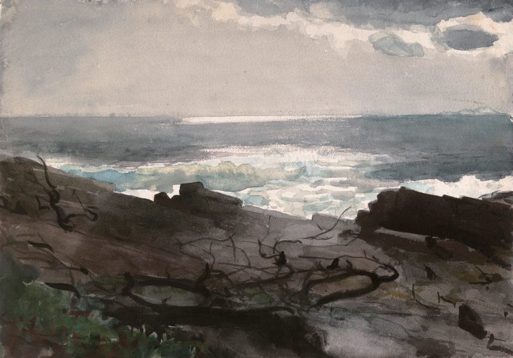 Sunshine and Shadow, Prout's Neck by Winslow Homer
American, 1836-1910 — fine art print