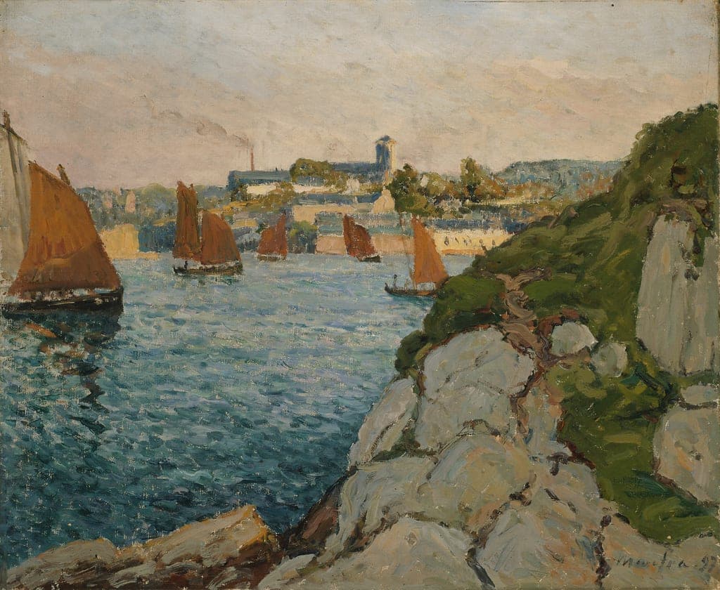 Douarnenez in Sunshine by Maxime Maufra (French, 1861–1918) — fine art print