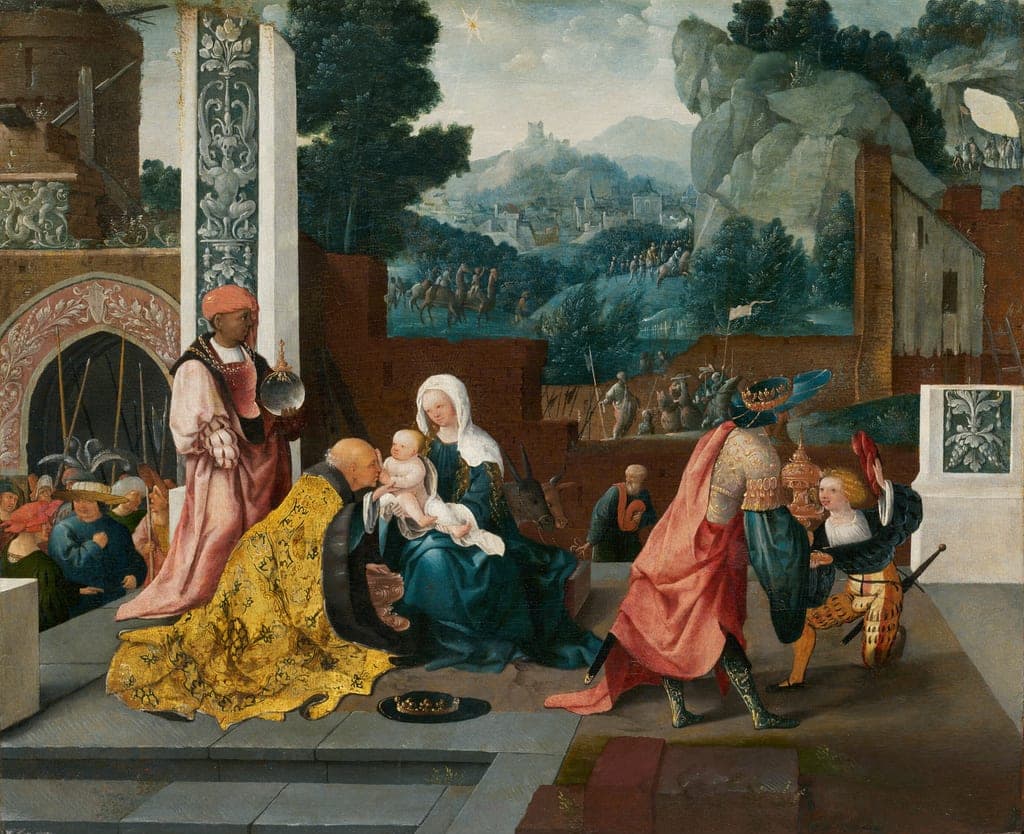 Adoration of the Magi by Jan van Scorel (Netherlandish, 1495-1562) — fine art print
