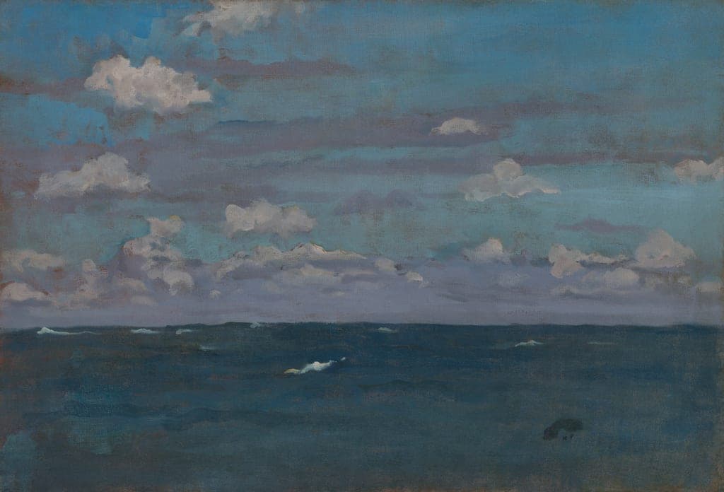 Violet and Silver—The Deep Sea by James McNeill Whistler (American, 1834–1903) — fine art print