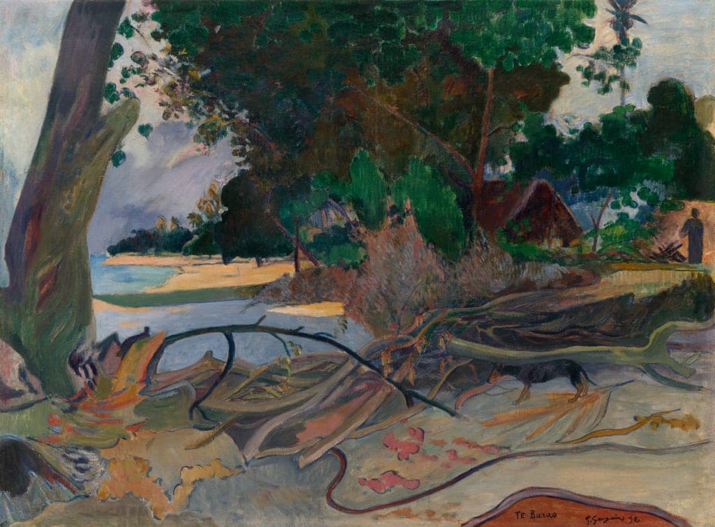 Te burao (The Hibiscus Tree) by Paul Gauguin (French, 1848–1903) — fine art print