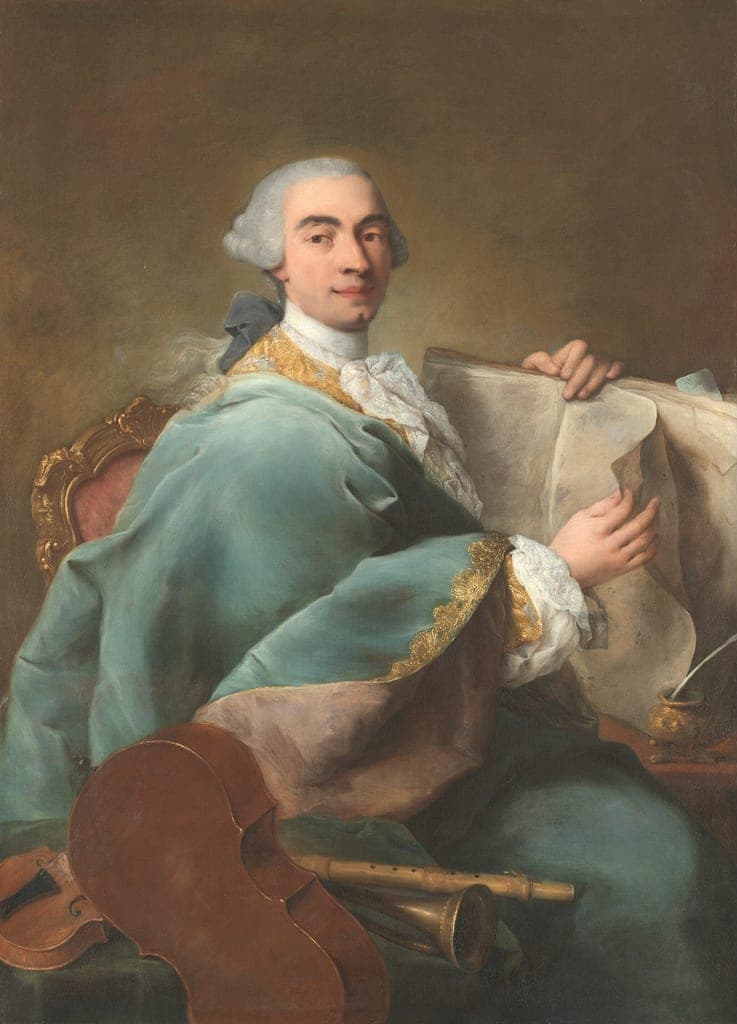 Portrait of a Musician by Alessandro Longhi (Italian, 1733–1813) — fine art print