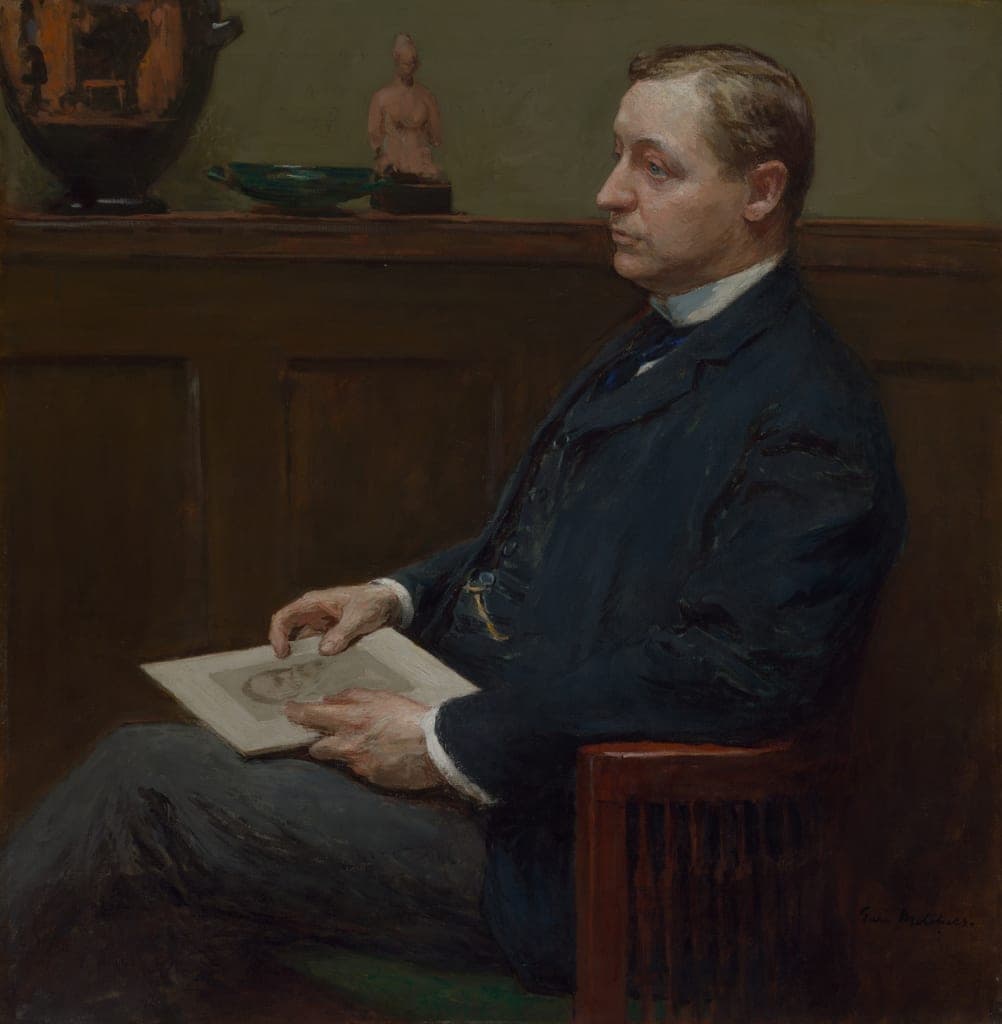 Portrait of Charles Lawrence Hutchinson by Julius Gari Melchers (American, 1860–1932) — fine art print