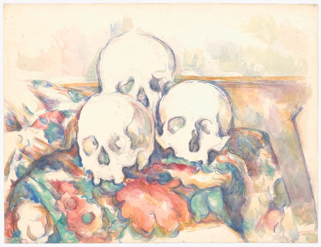 The Three Skulls by Paul Cézanne
French, 1839-1906 — fine art print
