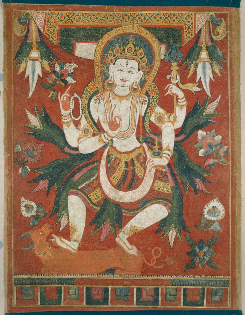 Double-Sided Painted Banner (Paubha) with God Shiva by Nepal — fine art print