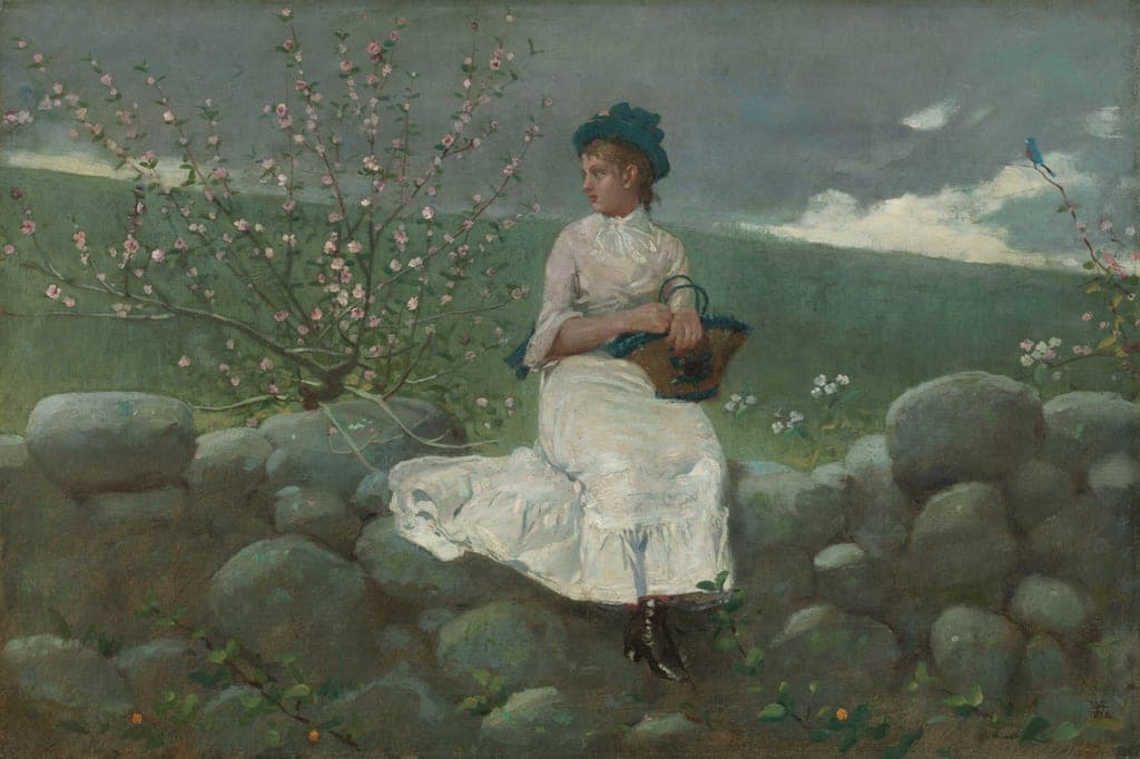 Peach Blossoms by Winslow Homer (American, 1836–1910) — fine art print