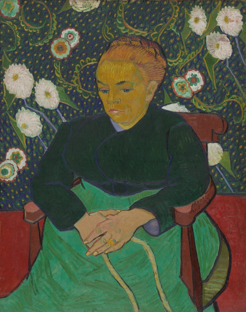 Madame Roulin Rocking the Cradle (La berceuse) by Vincent van Gogh (Dutch, 1853–1890) — fine art print