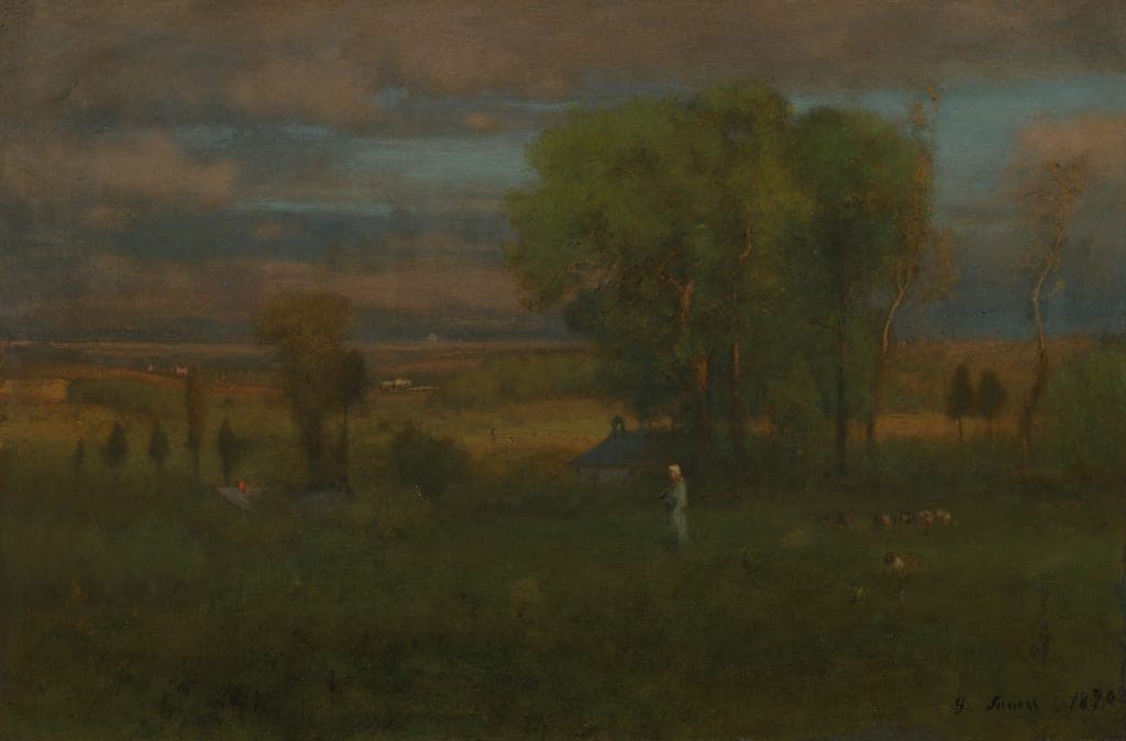 Twilight in Italy by George Inness (American, 1825–1894) — fine art print