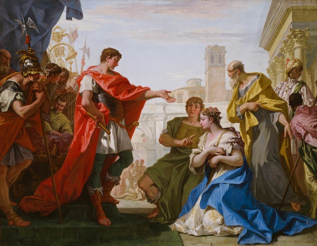 The Continence of Scipio by Sebastiano Ricci (Italian, 1659–1734) — fine art print