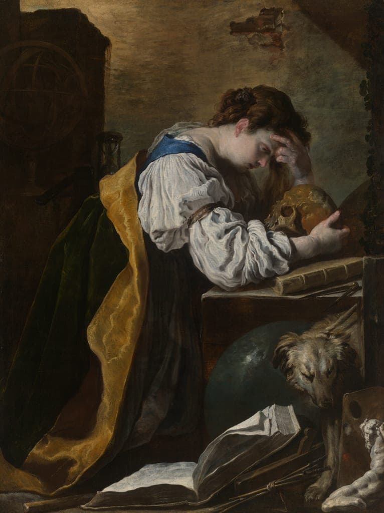 Melancholia by Domenico Fetti (Italian, c. 1589–1623) — fine art print