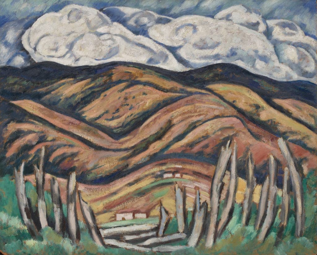 The Last of New England—The Beginning of New Mexico by Marsden Hartley (American, 1877–1943) — fine art print