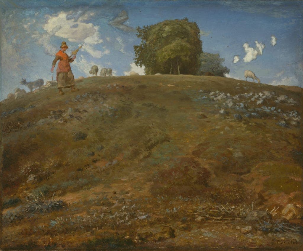 In the Auvergne by Jean-François Millet (French, 1814–1875) — fine art print