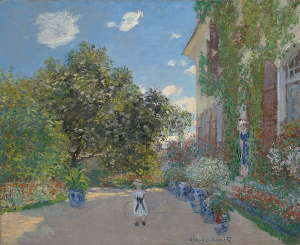The Artist's House at Argenteuil by Claude Monet (French, 1840–1926) — fine art print