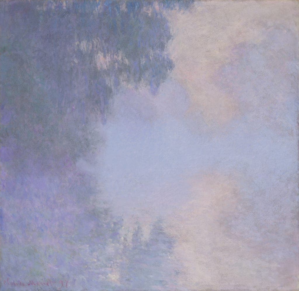 Branch of the Seine near Giverny (Mist) by Claude Monet (French, 1840–1926) — fine art print