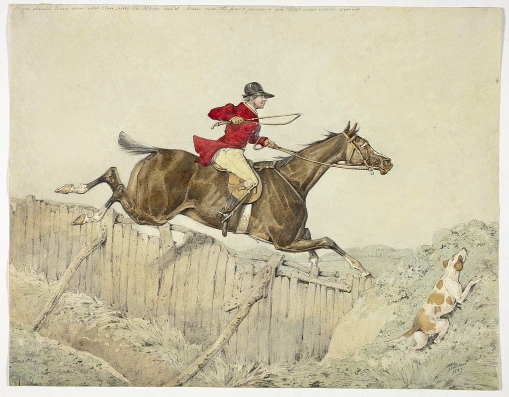 Pink Coated Rider by Henry Alken
English, 1785-1851 — fine art print